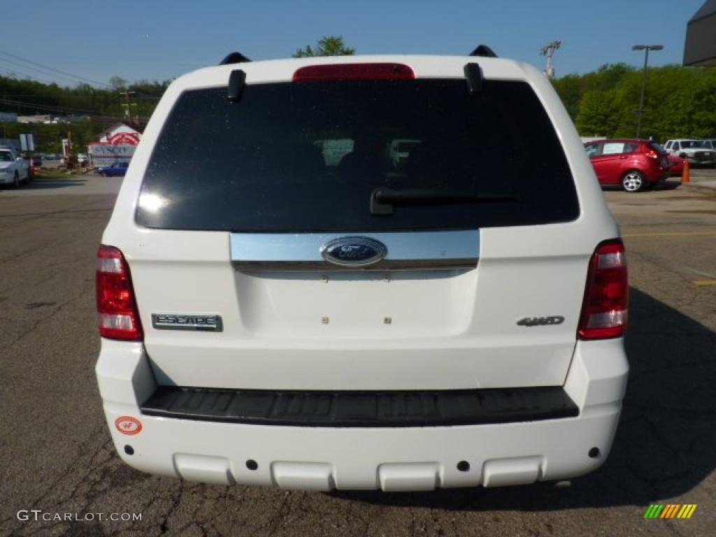 2009 Escape Limited V6 4WD - White Suede / Charcoal photo #3