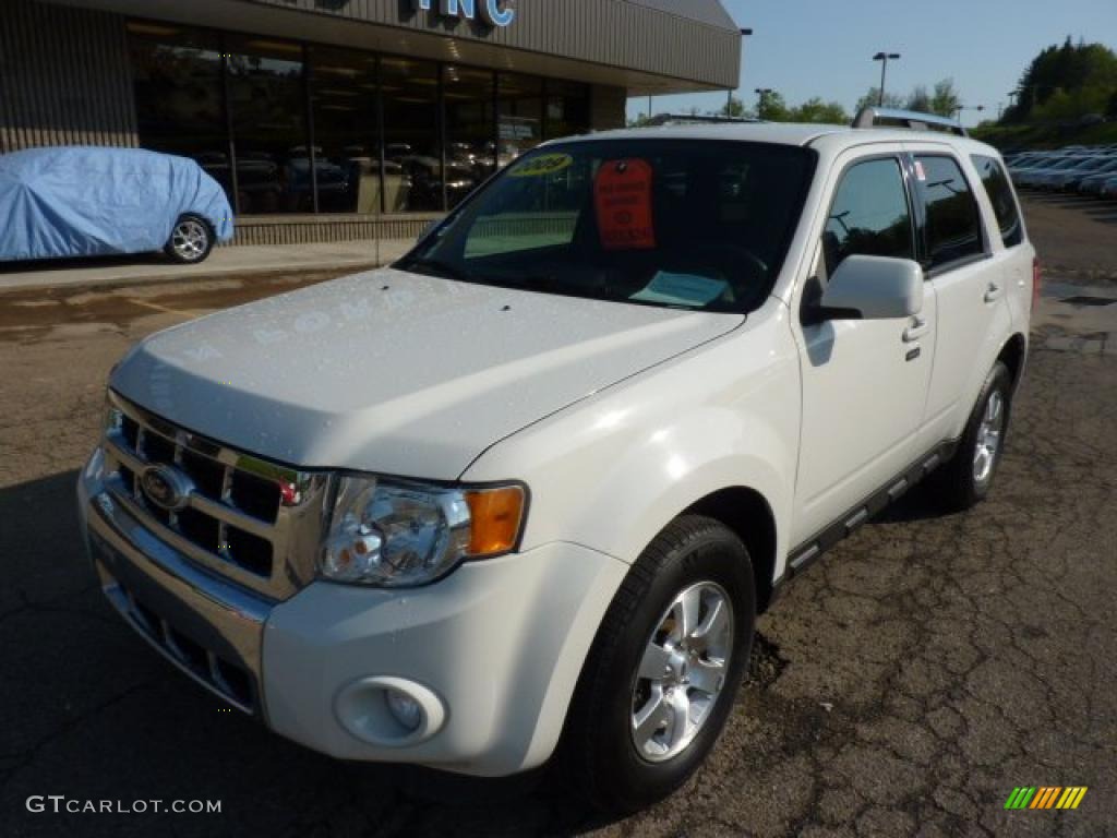 2009 Escape Limited V6 4WD - White Suede / Charcoal photo #8