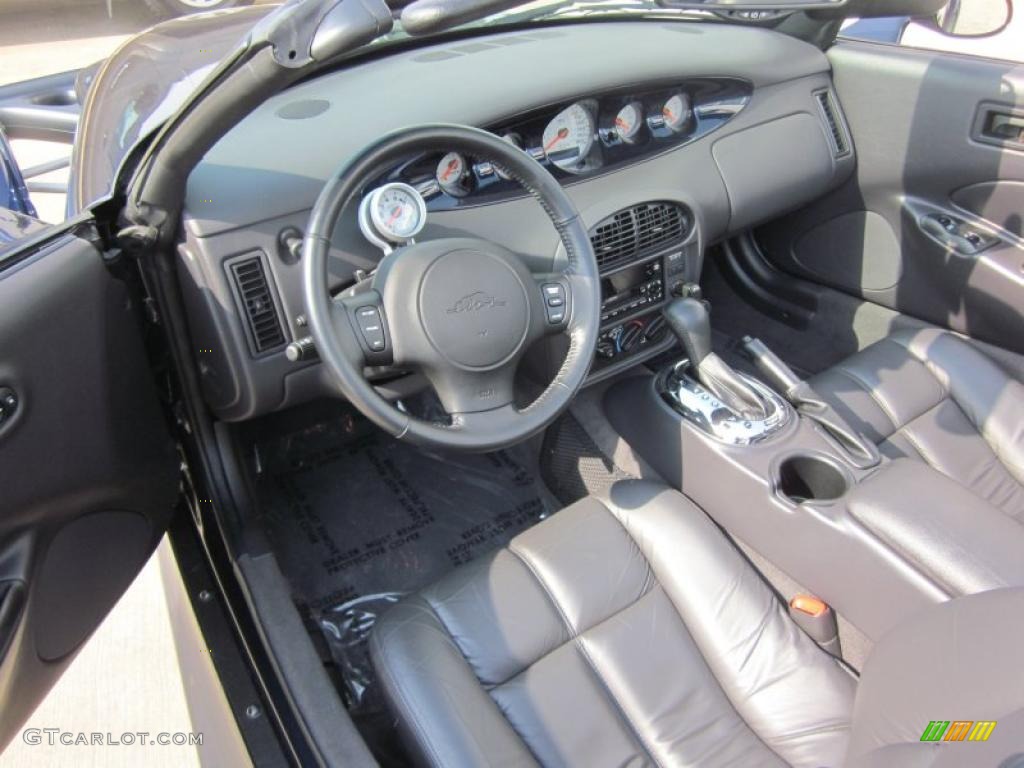Dark Slate Gray Interior 2001 Chrysler Prowler Roadster Photo #49217012