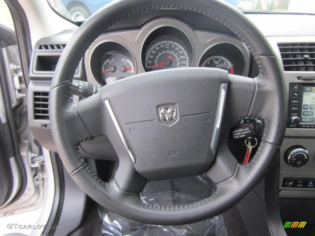 2010 Avenger R/T - Bright Silver Metallic / Dark Slate Gray photo #8