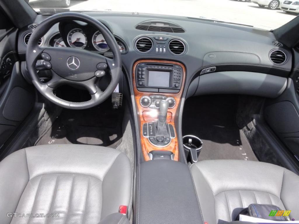 2003 Mercedes-Benz SL 55 AMG Roadster Charcoal Dashboard Photo #49217423