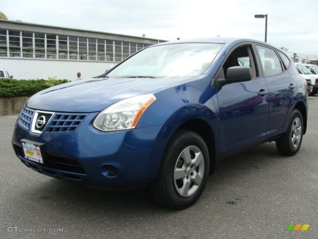 2008 Rogue S AWD - Indigo Blue Metallic / Black photo #1