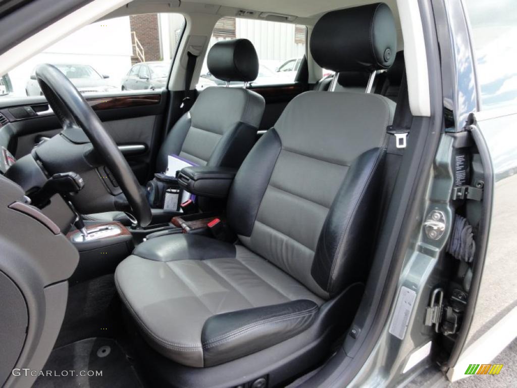 Platinum/Sabre Black Interior 2005 Audi Allroad 2.7T quattro Photo #49217963