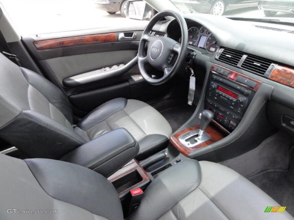 Platinum/Sabre Black Interior 2005 Audi Allroad 2.7T quattro Photo #49217996