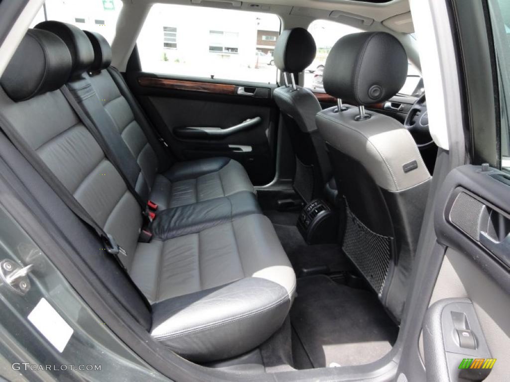 Platinum/Sabre Black Interior 2005 Audi Allroad 2.7T quattro Photo #49218083