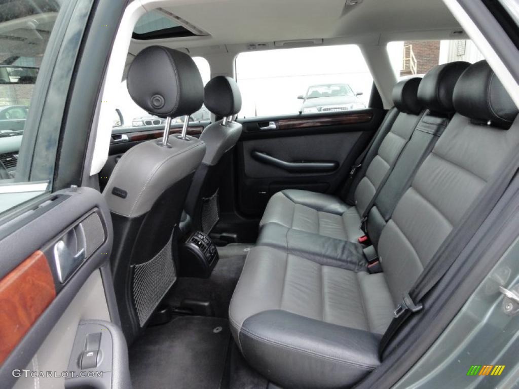 Platinum/Sabre Black Interior 2005 Audi Allroad 2.7T quattro Photo #49218113