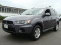 2010 Graphite Gray Pearl Mitsubishi Outlander ES 4WD  photo #1