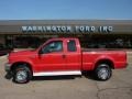 2002 Red Clearcoat Ford F250 Super Duty XLT SuperCab 4x4  photo #1