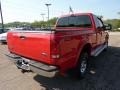 2002 Red Clearcoat Ford F250 Super Duty XLT SuperCab 4x4  photo #4