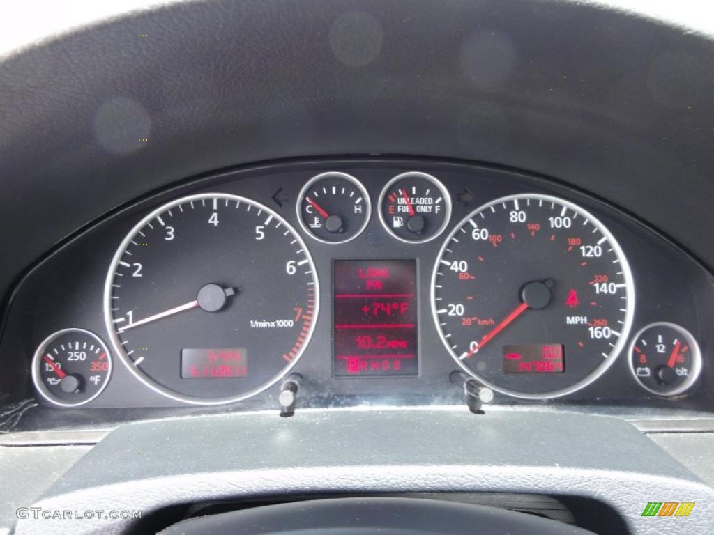 2005 Audi Allroad 2.7T quattro Gauges Photo #49218446