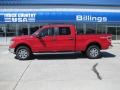 2010 Vermillion Red Ford F150 XLT SuperCrew 4x4  photo #3