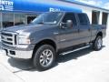 2007 Dark Shadow Grey Metallic Ford F350 Super Duty Lariat Crew Cab 4x4  photo #2