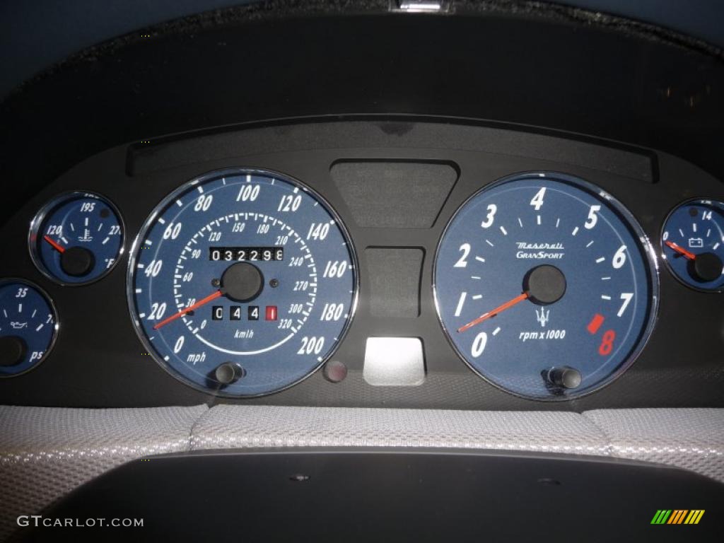 2005 Maserati GranSport Coupe Gauges Photo #49219965