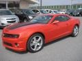 Inferno Orange Metallic 2011 Chevrolet Camaro SS/RS Coupe Exterior