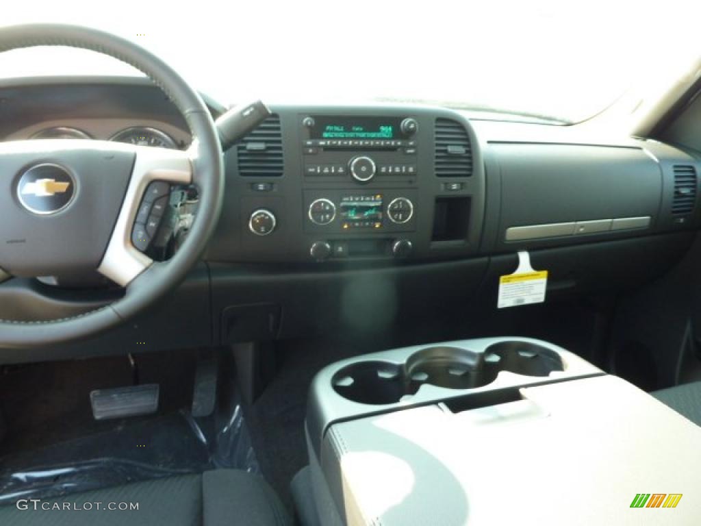 2011 Silverado 1500 LT Extended Cab 4x4 - Blue Granite Metallic / Ebony photo #15