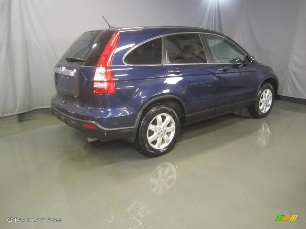 2008 CR-V EX 4WD - Royal Blue Pearl / Gray photo #9