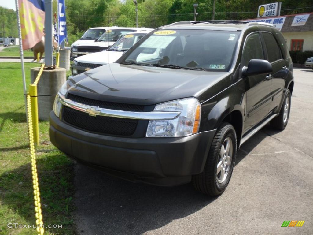 2005 Equinox LS - Black / Light Gray photo #1