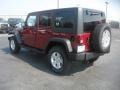 2011 Deep Cherry Red Jeep Wrangler Unlimited Sport 4x4  photo #7