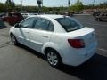 2010 Clear White Kia Rio LX Sedan  photo #5