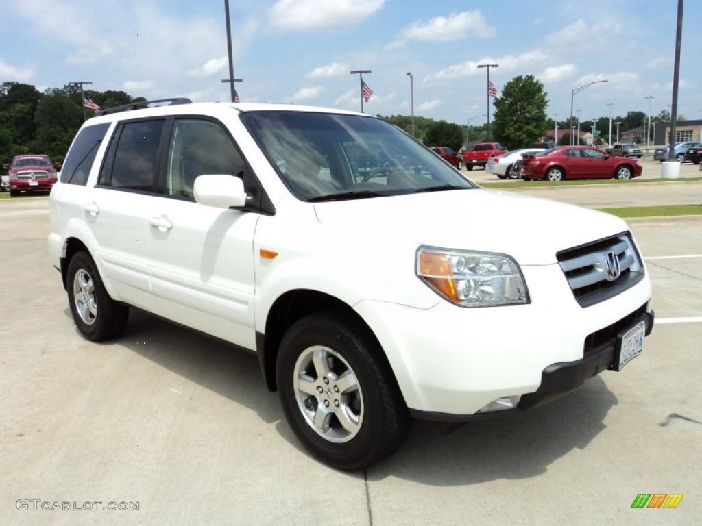 Taffeta White 2008 Honda Pilot EX-L Exterior Photo #49224425