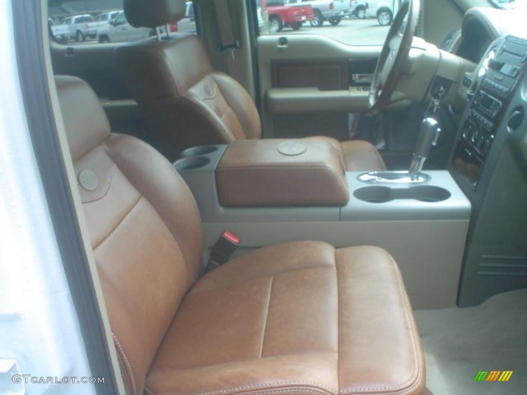 2007 F150 King Ranch SuperCrew - Oxford White / Castano Brown Leather photo #20