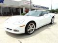 2010 Arctic White Chevrolet Corvette Convertible  photo #1