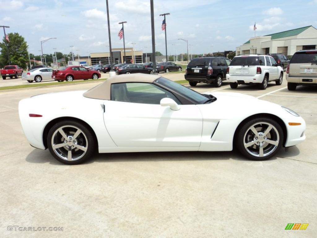 Arctic White 2010 Chevrolet Corvette Convertible Exterior Photo #49226003