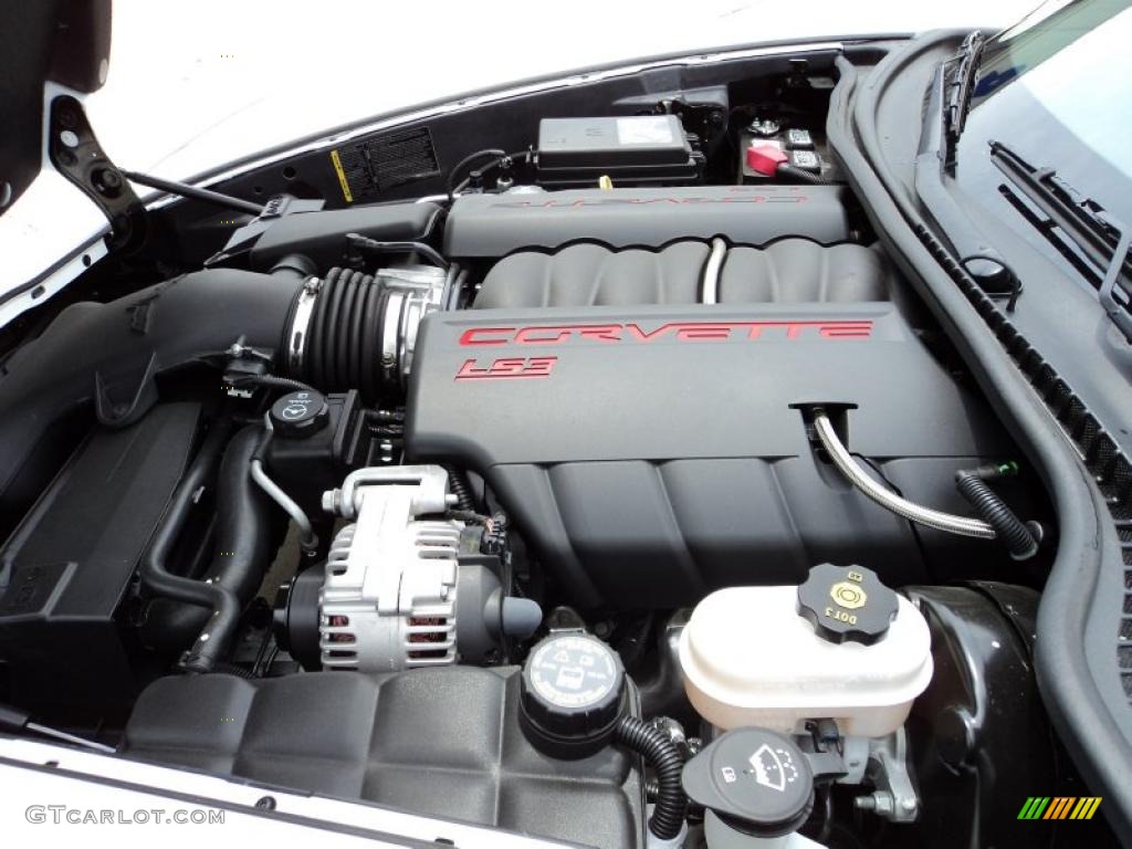 2010 Chevrolet Corvette Convertible 6.2 Liter OHV 16-Valve LS3 V8 Engine Photo #49226384