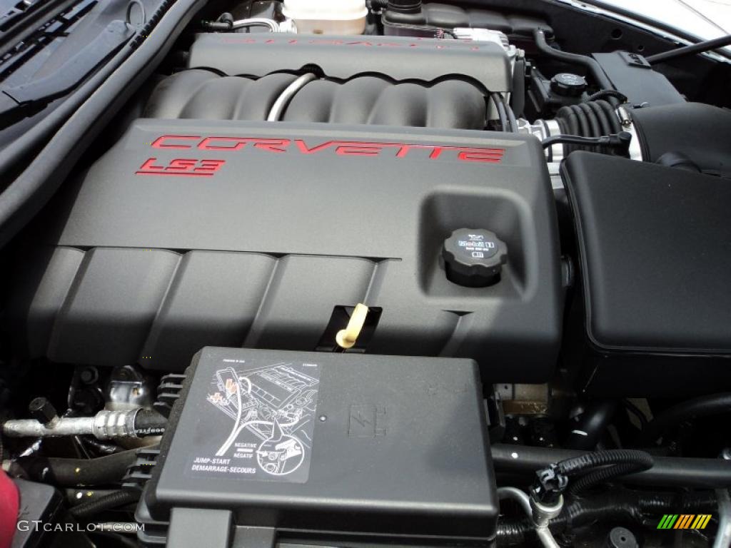 2010 Chevrolet Corvette Convertible 6.2 Liter OHV 16-Valve LS3 V8 Engine Photo #49226414
