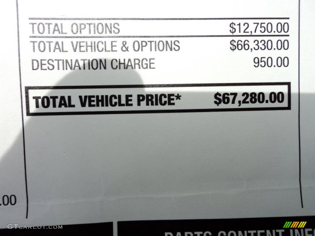 2010 Chevrolet Corvette Convertible Window Sticker Photo #49226462