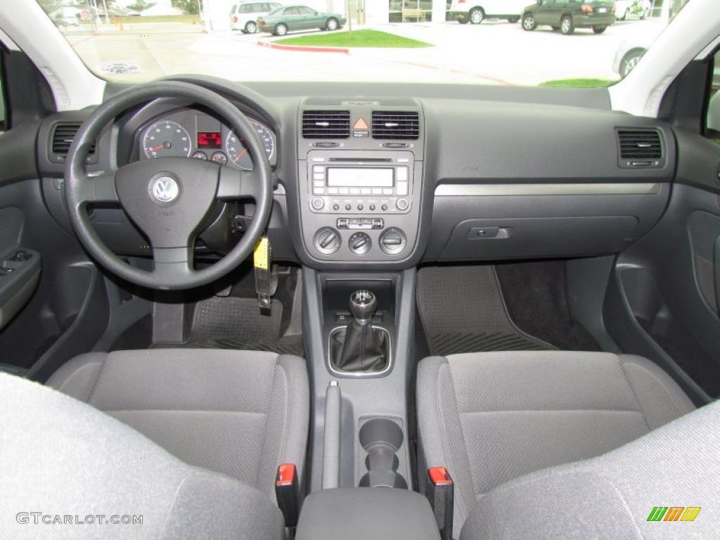 2007 Volkswagen Rabbit 4 Door Anthracite Dashboard Photo #49227257
