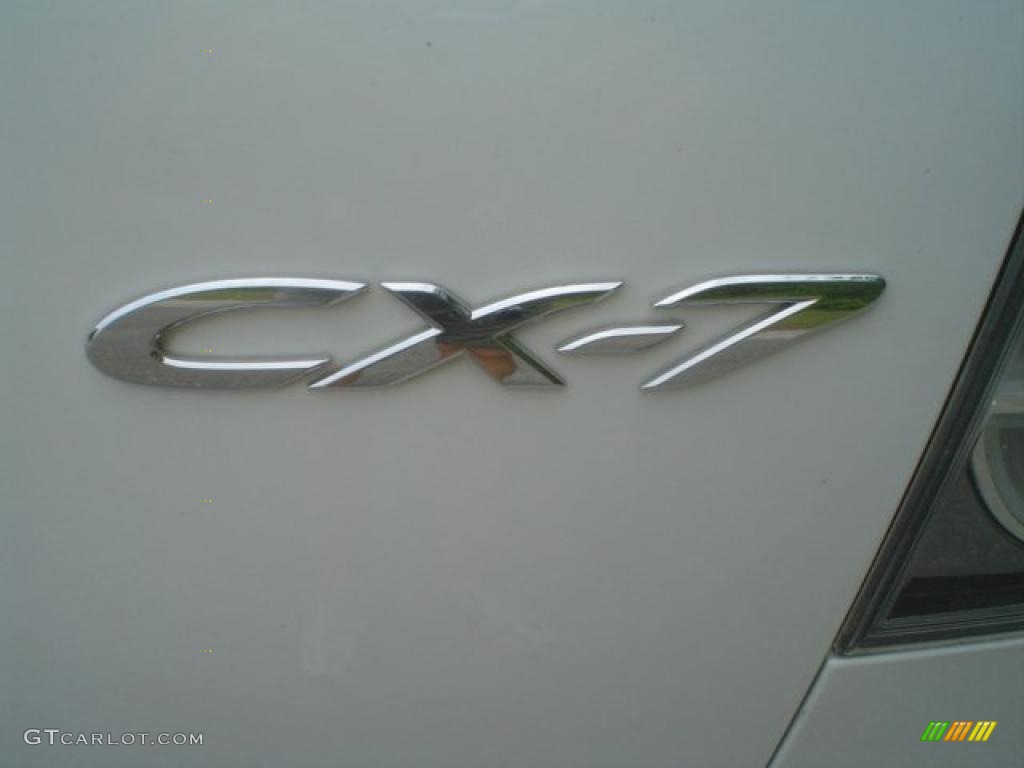2008 CX-7 Touring - Crystal White Pearl Mica / Black photo #8