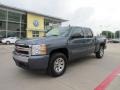 2008 Blue Granite Metallic Chevrolet Silverado 1500 LS Crew Cab  photo #1