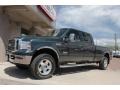 2006 Dark Green Satin Metallic Ford F350 Super Duty Lariat FX4 Crew Cab 4x4  photo #14