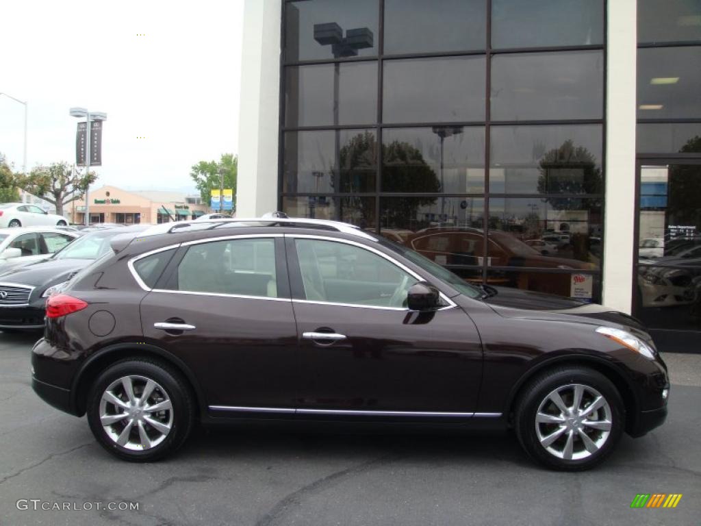 Dark Current Red 2010 Infiniti EX 35 Journey Exterior Photo #49231949