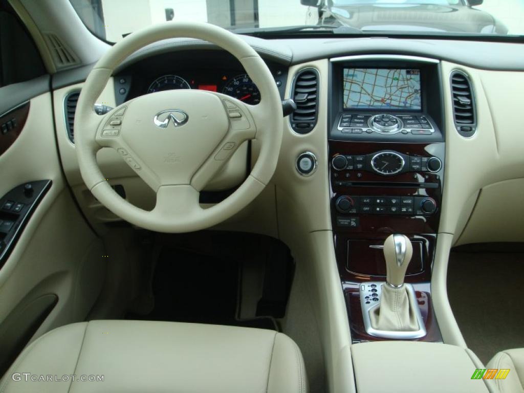 2010 Infiniti EX 35 Journey Wheat Dashboard Photo #49232069