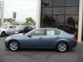 2008 Lakeshore Slate Light Blue Infiniti G 35 Journey Sedan  photo #4