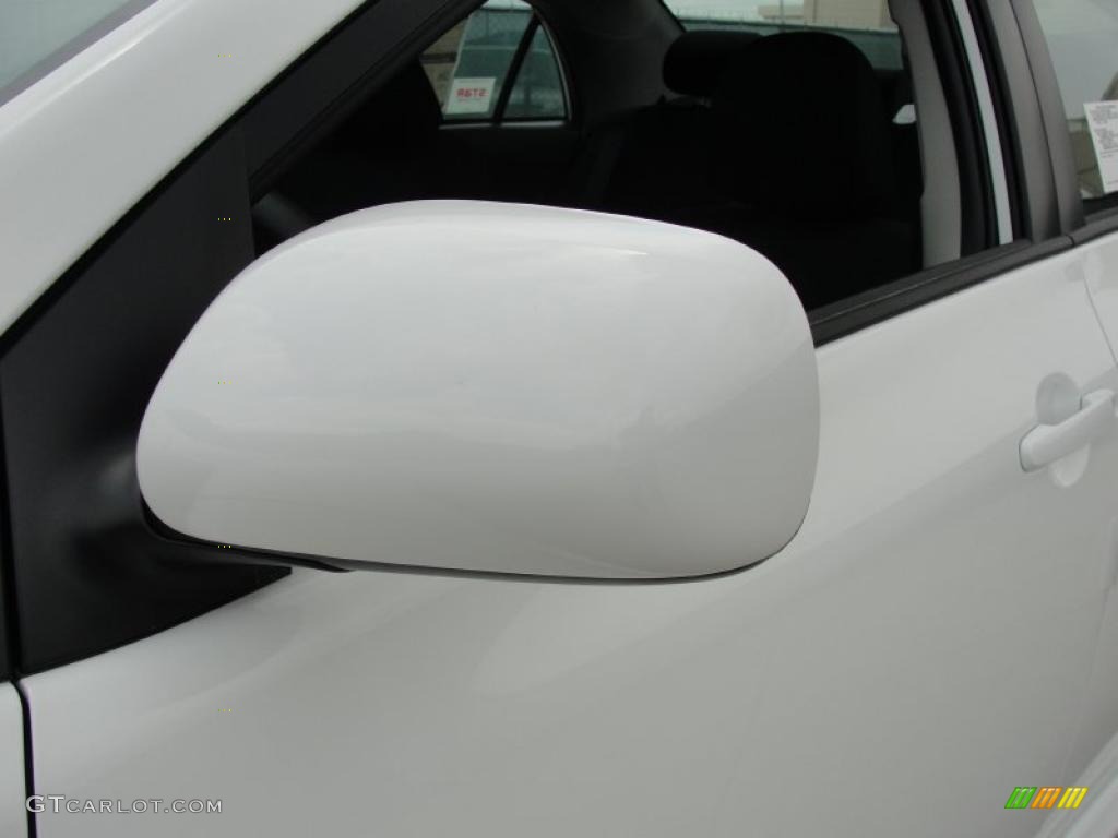 2011 Corolla S - Super White / Dark Charcoal photo #12