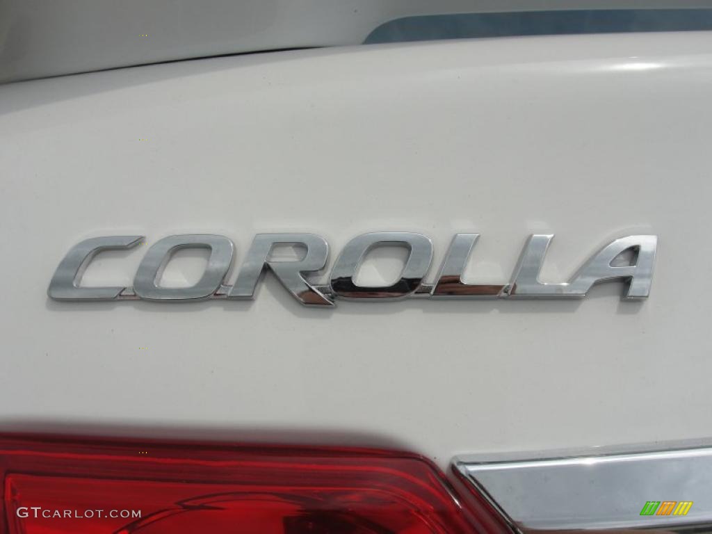 2011 Corolla S - Super White / Dark Charcoal photo #15