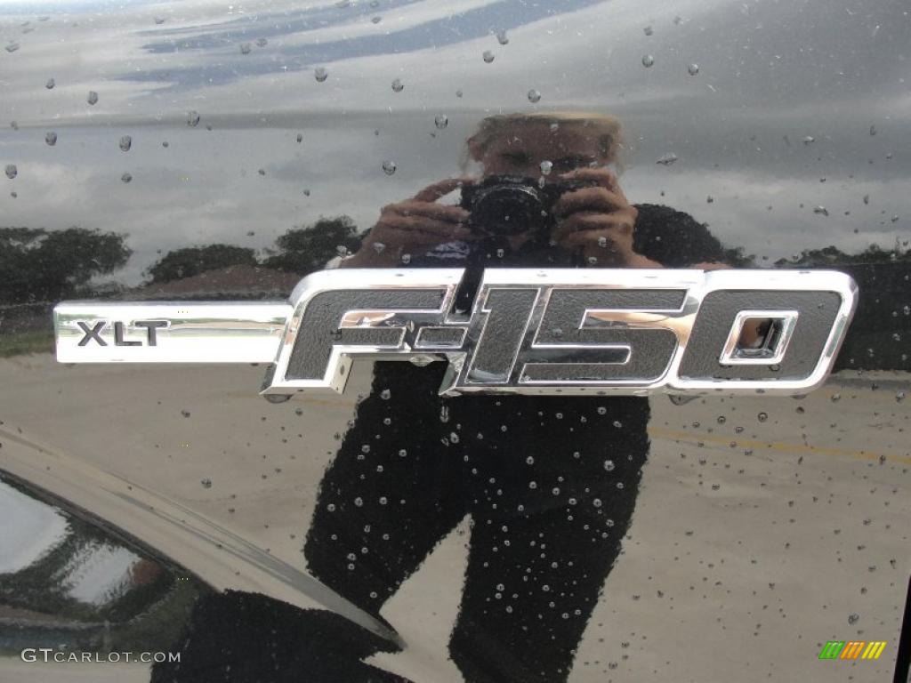 2011 F150 Texas Edition SuperCrew - Tuxedo Black Metallic / Steel Gray photo #13
