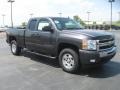 2011 Taupe Gray Metallic Chevrolet Silverado 1500 LT Extended Cab 4x4  photo #3