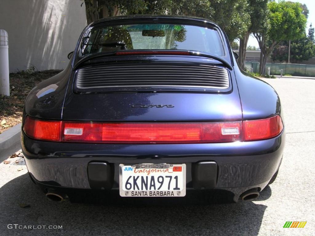 1995 911 Carrera Coupe - Midnight Blue Metallic / Cashmere Beige/Black photo #10