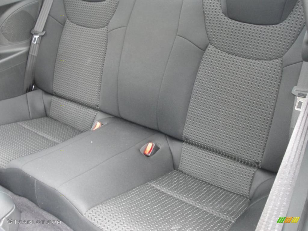 Black Cloth Interior 2011 Hyundai Genesis Coupe 2.0T Premium Photo #49236885