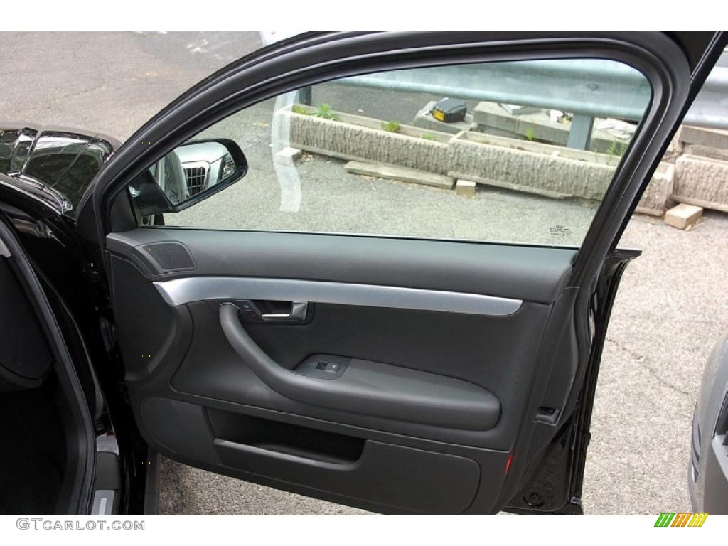 2008 A4 2.0T quattro S-Line Sedan - Brilliant Black / Black photo #29