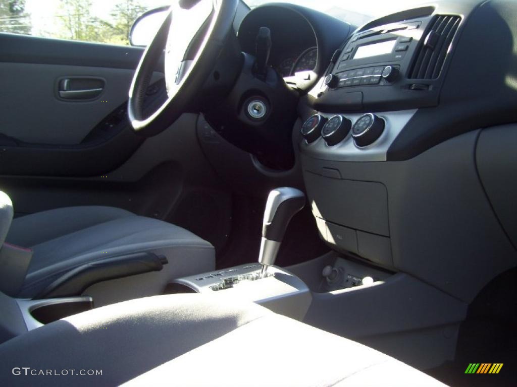 2009 Elantra SE Sedan - Regatta Blue / Gray photo #10