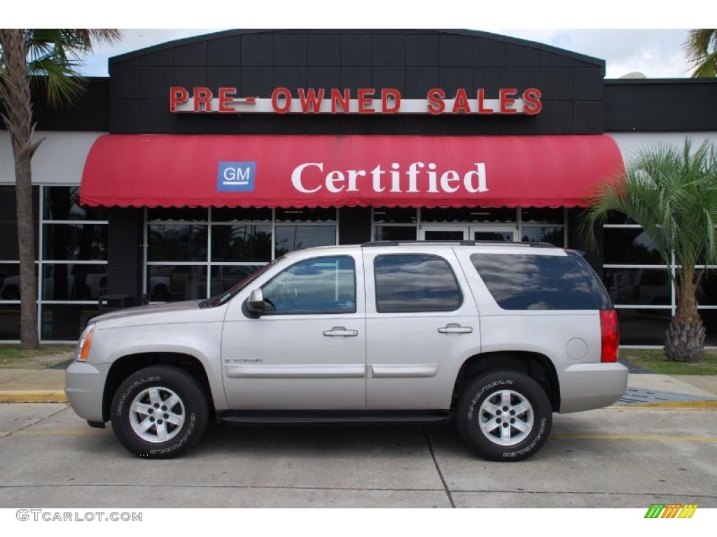 2008 Yukon SLE - Silver Birch Metallic / Ebony photo #1