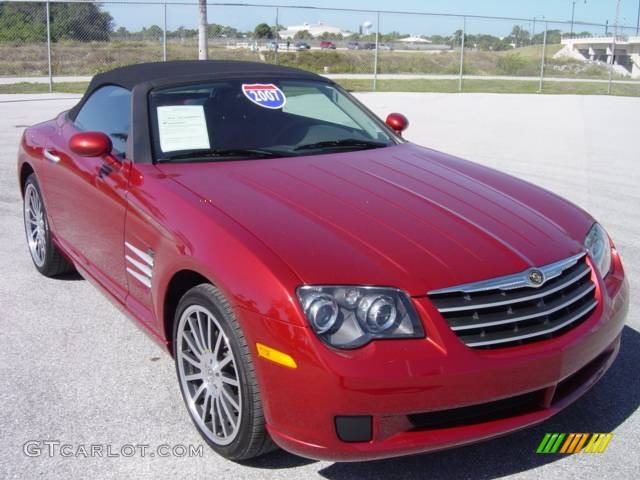 Blaze Red Crystal Pearlcoat 2007 Chrysler Crossfire SE Roadster Exterior Photo #492393