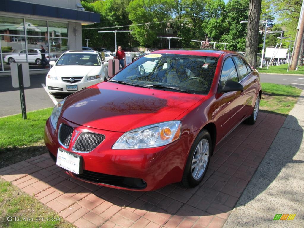 2006 G6 V6 Sedan - Crimson Red / Ebony photo #1