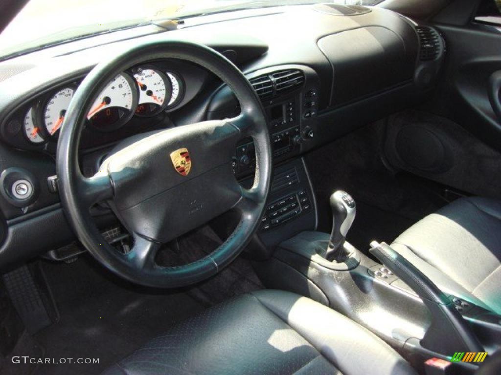 2000 911 Carrera Cabriolet - Black / Black photo #13