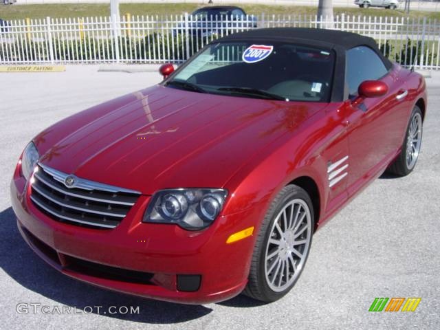 Blaze Red Crystal Pearlcoat 2007 Chrysler Crossfire SE Roadster Exterior Photo #492403